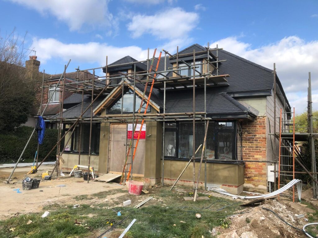 CBL Stone Exterior Rendering Services - BEFORE